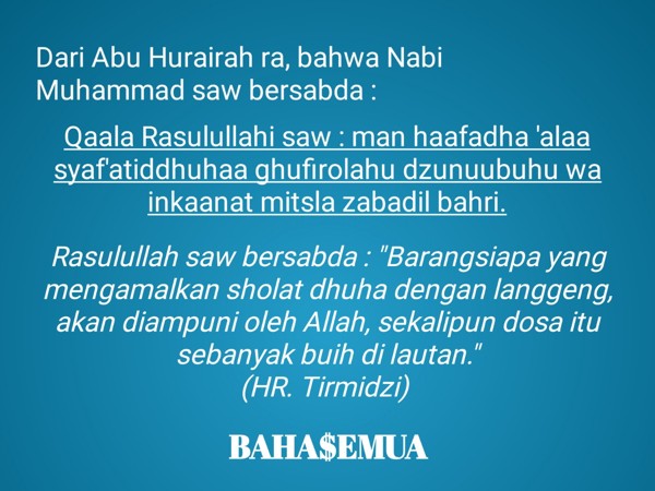 Keutamaan Sholat Dhuha 1