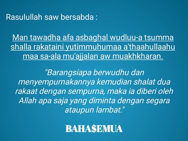 Keutamaan Shalat Hajat