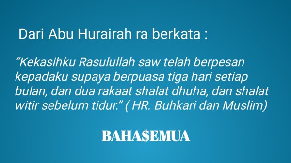Manfaat Sholat Dhuha